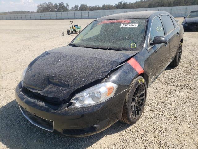 2G1WD58C681265573 - 2008 CHEVROLET IMPALA SUP შავი ფოტო 2