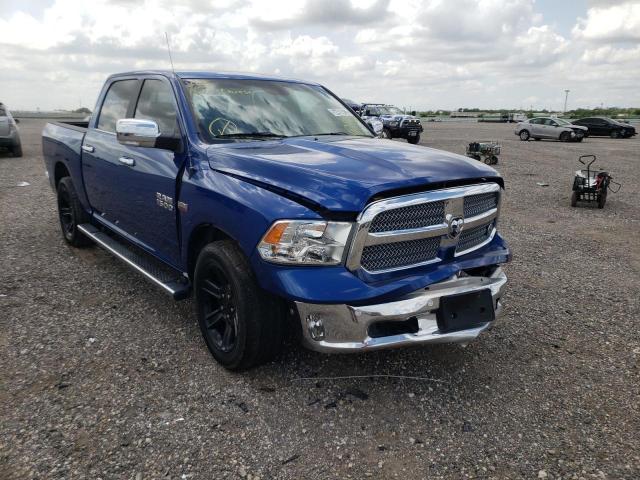 1C6RR6LT8JS200160 - 2018 RAM 1500 SLT BLUE photo 1