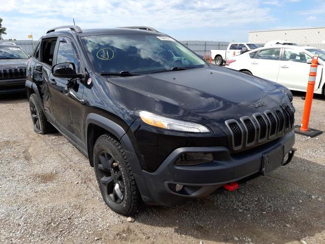 1C4PJMBS8HW538097 - 2017 JEEP CHEROKEE T BLACK photo 1