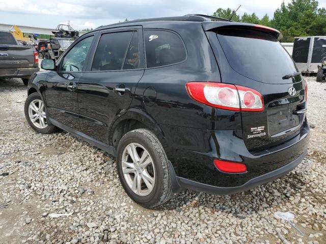 5XYZK3AB5CG153572 - 2012 HYUNDAI SANTA FE L BLACK photo 3