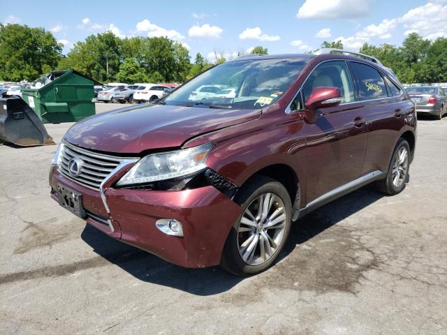 2T2BC1BA9FC002089 - 2015 LEXUS RX 450H BURGUNDY photo 2