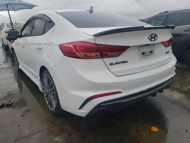 KMHD04LB6JU720351 - 2018 HYUNDAI ELANTRA SP WHITE photo 3