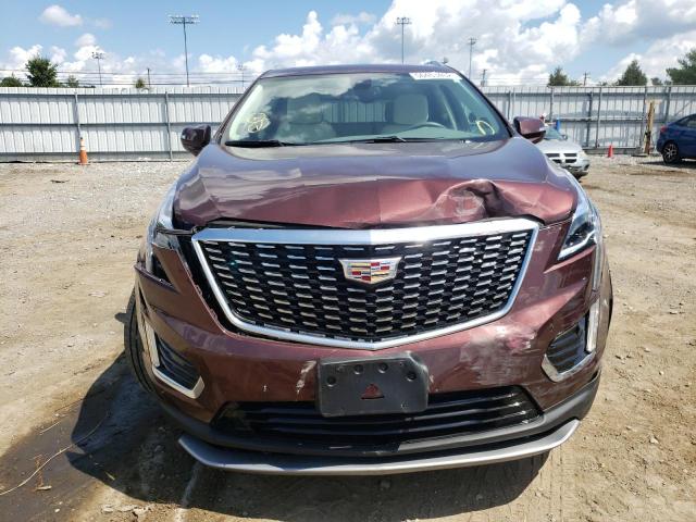 1GYKNDR44NZ123840 - 2022 CADILLAC XT5 PREMIU MAROON photo 9