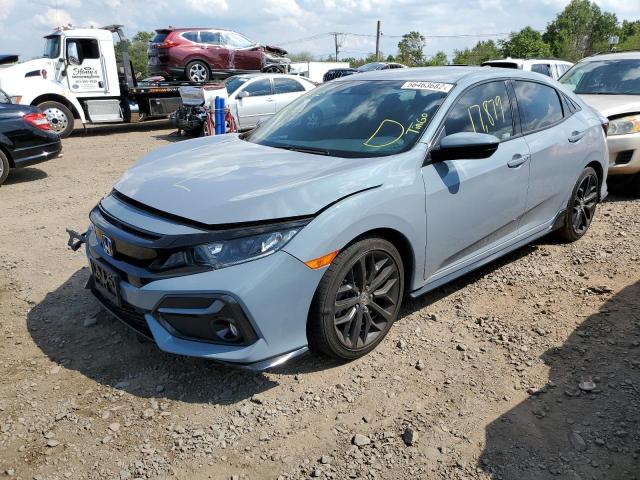 SHHFK7H45MU419262 - 2021 HONDA CIVIC SPOR GRAY photo 2