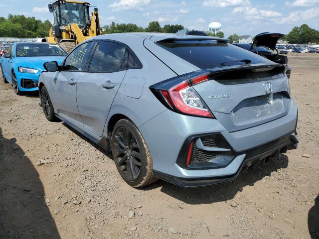 SHHFK7H45MU419262 - 2021 HONDA CIVIC SPOR GRAY photo 3