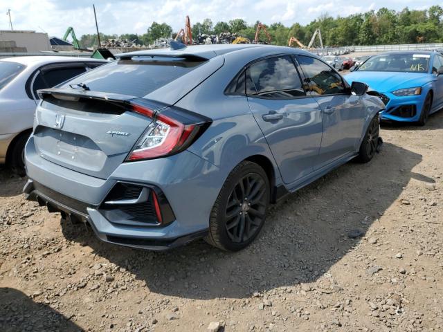 SHHFK7H45MU419262 - 2021 HONDA CIVIC SPOR GRAY photo 4