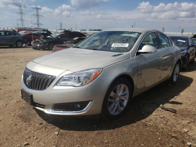 2G4GK5EX3G9128739 - 2016 BUICK REGAL BEIGE photo 2