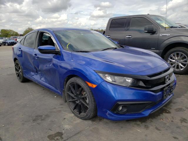 19XFC2F8XKE039747 - 2019 HONDA CIVIC SPOR BLUE photo 1