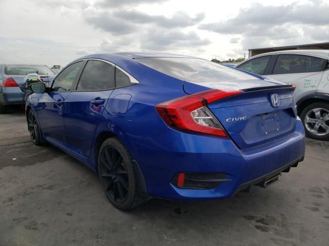 19XFC2F8XKE039747 - 2019 HONDA CIVIC SPOR BLUE photo 3