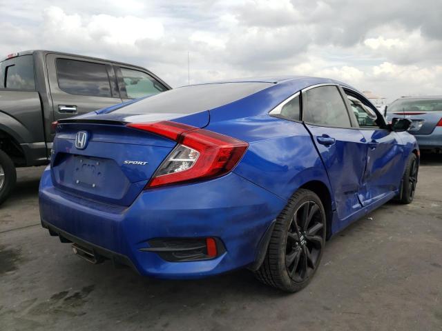 19XFC2F8XKE039747 - 2019 HONDA CIVIC SPOR BLUE photo 4
