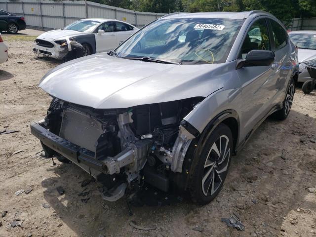 3CZRU6H16KM740657 - 2019 HONDA HR-V SPORT SILVER photo 2