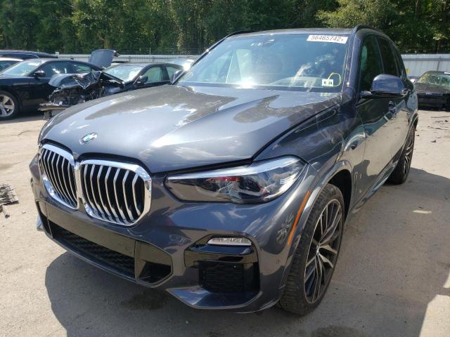 5UXCR6C50KLL38589 - 2019 BMW X5 XDRIVE4 GRAY photo 2