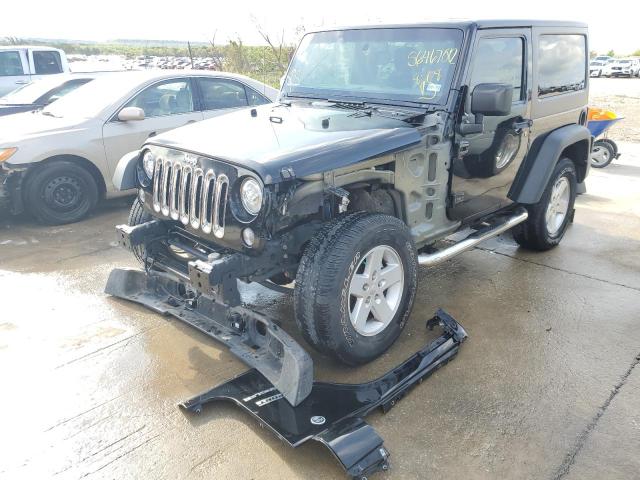 1C4AJWAG3HL560542 - 2017 JEEP WRANGLER S BLACK photo 2