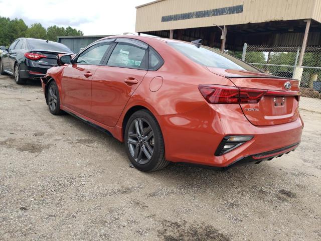 3KPF34AD4ME295885 - 2021 KIA FORTE GT L ORANGE photo 3