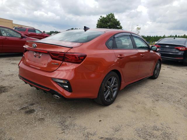 3KPF34AD4ME295885 - 2021 KIA FORTE GT L ORANGE photo 4