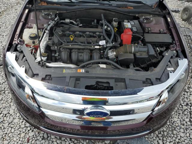 3FAHP0JA3CR242989 - 2012 FORD FUSION SEL BURGUNDY photo 7