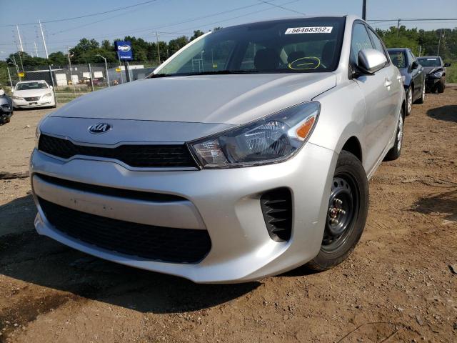 3KPA24AB7KE196972 - 2019 KIA RIO S SILVER photo 2