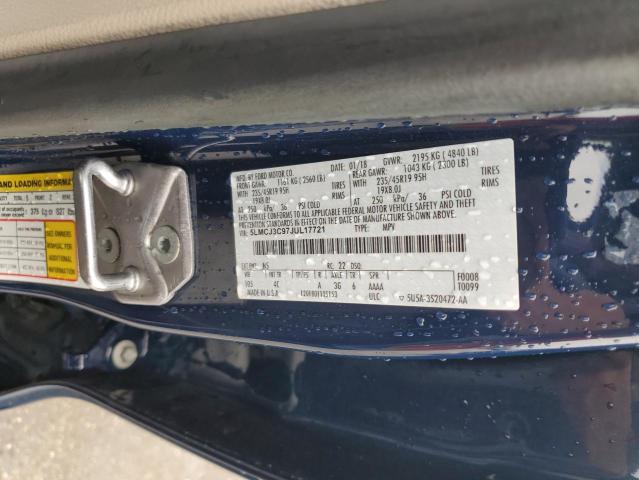 5LMCJ3C97JUL17721 - 2018 LINCOLN MKC RESERVE  foto 10