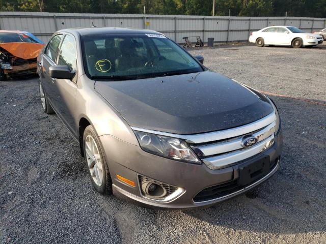 3FAHP0JA1CR337275 - 2012 FORD FUSION SEL GRAY photo 1