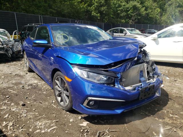 2HGFC3B34KH352590 - 2019 HONDA CIVIC EX BLUE photo 1