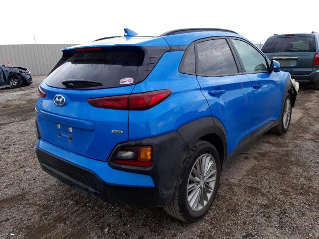 KM8K6CAA1LU560036 - 2020 HYUNDAI KONA SEL P BLUE photo 4