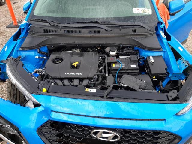 KM8K6CAA1LU560036 - 2020 HYUNDAI KONA SEL P BLUE photo 7