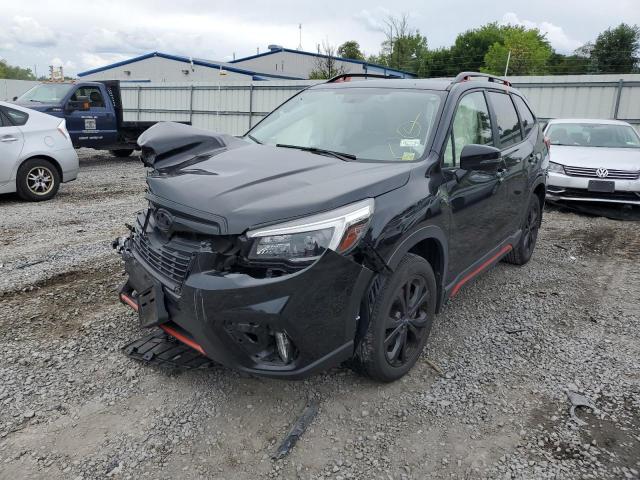 JF2SKALC0MH439657 - 2021 SUBARU FORESTER S BLACK photo 2