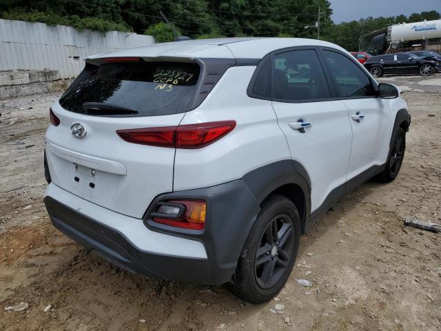 KM8K12AA7KU256345 - 2019 HYUNDAI KONA SE WHITE photo 4