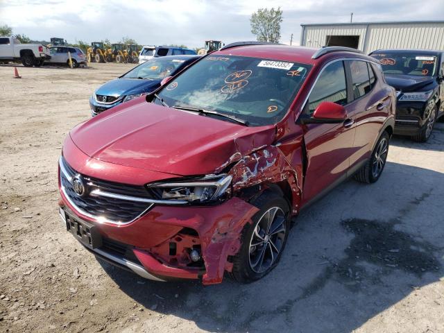 KL4MMDS23LB130529 - 2020 BUICK ENCORE GX RED photo 2