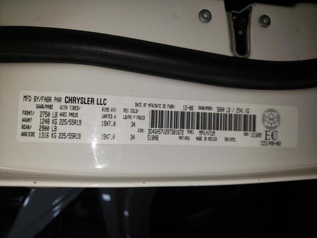 3D4GH57V29T581672 - 2009 DODGE JOURNEY SX WHITE photo 10