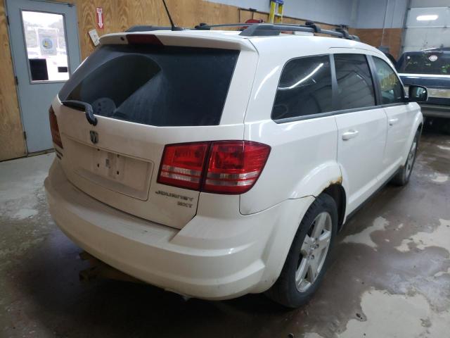 3D4GH57V29T581672 - 2009 DODGE JOURNEY SX WHITE photo 4