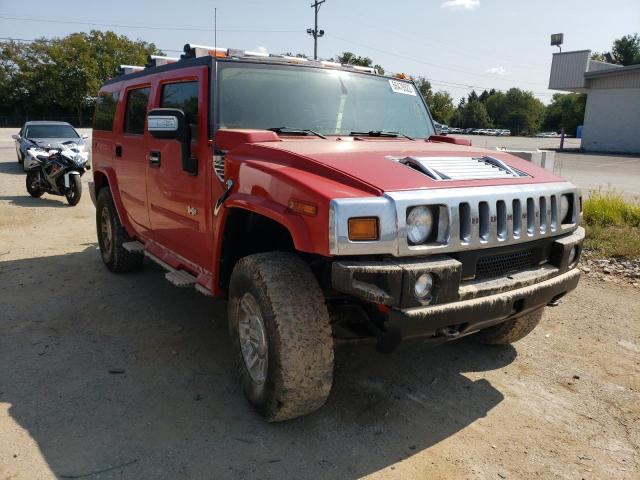 5GRGN23U67H106957 - 2007 HUMMER H2 RED photo 1