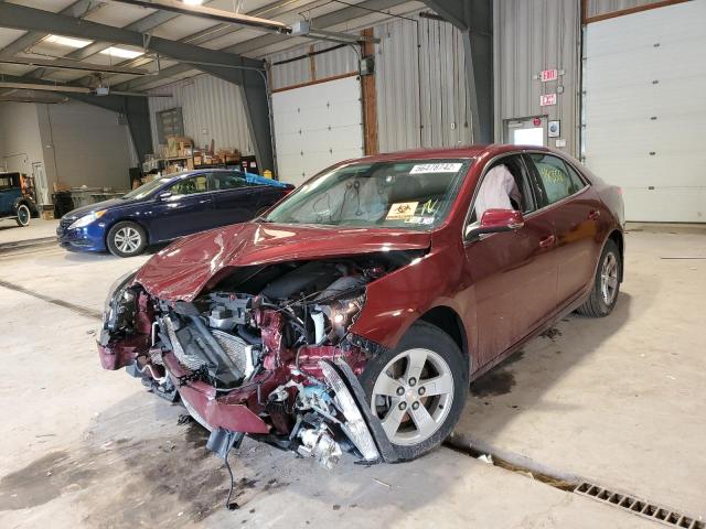 1G11C5SL5FF353381 - 2015 CHEVROLET MALIBU 1LT ბურგუნდია ფოტო 2