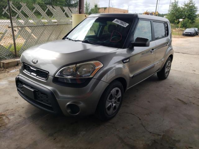 KNDJT2A50D7501615 - 2013 KIA SOUL GRAY photo 2