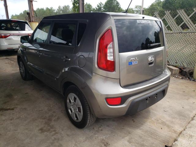 KNDJT2A50D7501615 - 2013 KIA SOUL GRAY photo 3