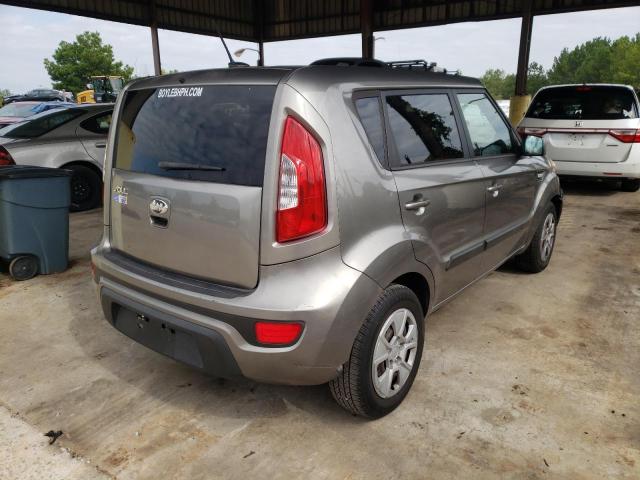 KNDJT2A50D7501615 - 2013 KIA SOUL GRAY photo 4