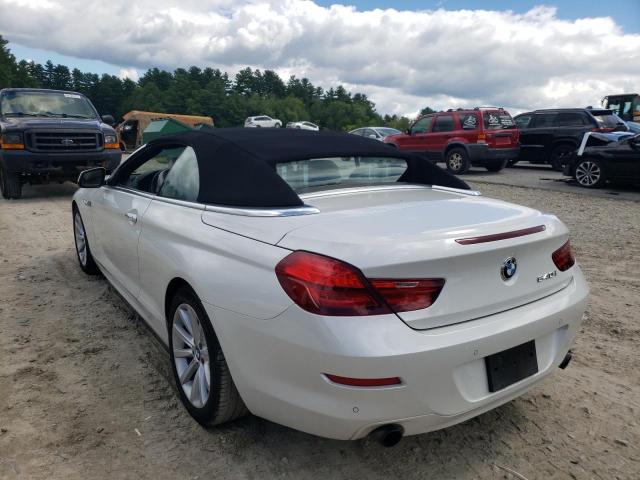 WBALW7C52EDX58897 - 2014 BMW 640 I WHITE photo 3