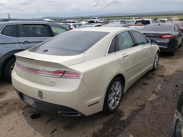 3LN6L2LU9ER825856 - 2014 LINCOLN MKZ HYBRID TAN photo 4