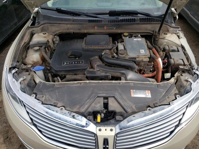 3LN6L2LU9ER825856 - 2014 LINCOLN MKZ HYBRID TAN photo 7