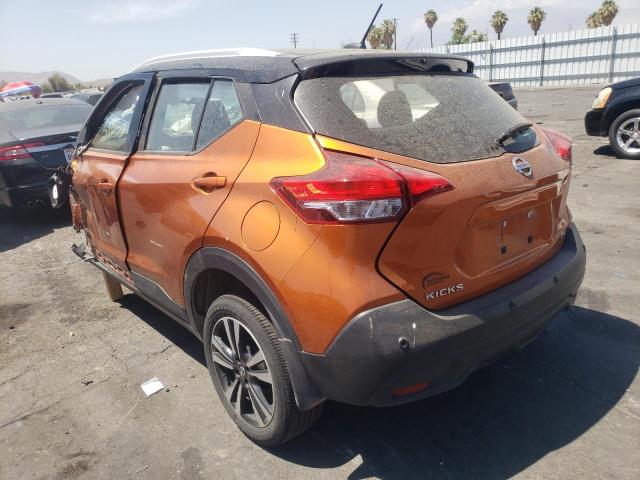 3N1CP5CV6LL562993 - 2020 NISSAN KICKS SV ORANGE photo 3