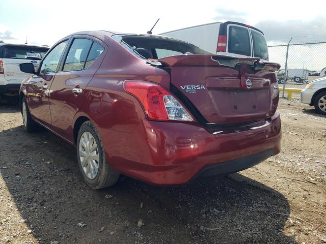 3N1CN7AP2KL826876 - 2019 NISSAN VERSA S RED photo 3