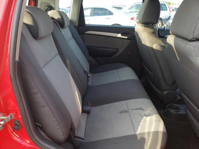 KL1TD66E99B654592 - 2009 CHEVROLET AVEO LS 红色 照片 6