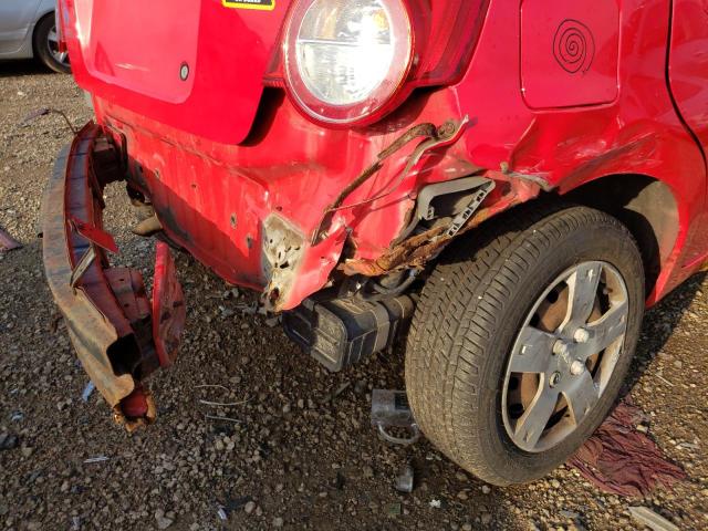 KL1TD66E99B654592 - 2009 CHEVROLET AVEO LS 红色 照片 9