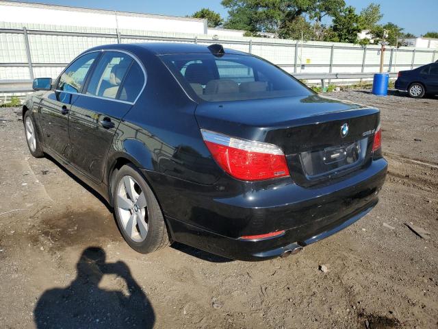 WBANV13538C150485 - 2008 BMW 5 SERIES BLACK photo 3