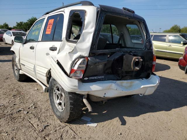 2CNBJ634436916355 - 2003 CHEVROLET TRACKER LT WHITE photo 9