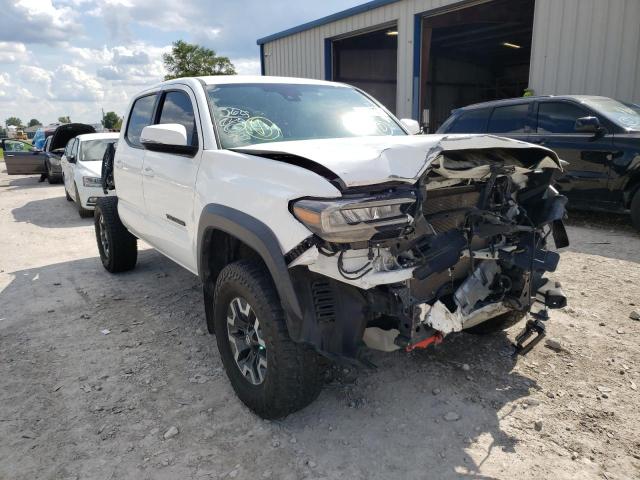 5TFCZ5AN7JX144213 - 2018 TOYOTA TACOMA DOU WHITE photo 1