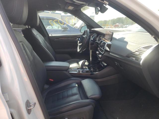 5UXTR9C55KLD97707 - 2019 BMW X3 XDRIVE3 WHITE photo 5
