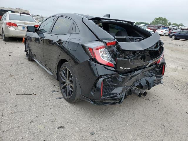 SHHFK7H48MU214423 - 2021 HONDA CIVIC SPOR 黑色 照片 3