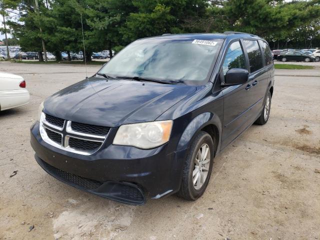 2C4RDGCG9ER252582 - 2014 DODGE GRAND CARA GRAY photo 2