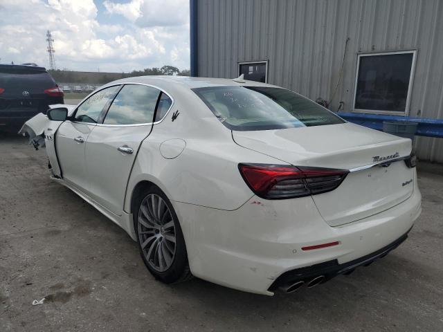 ZAM56YPM4N1388472 - 2022 MASERATI QUATTROPOR WHITE photo 3